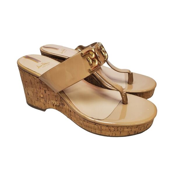 Sam Edelman Yardlie Cork Wedge Sandals Size 7.5 - Picture 2 of 8
